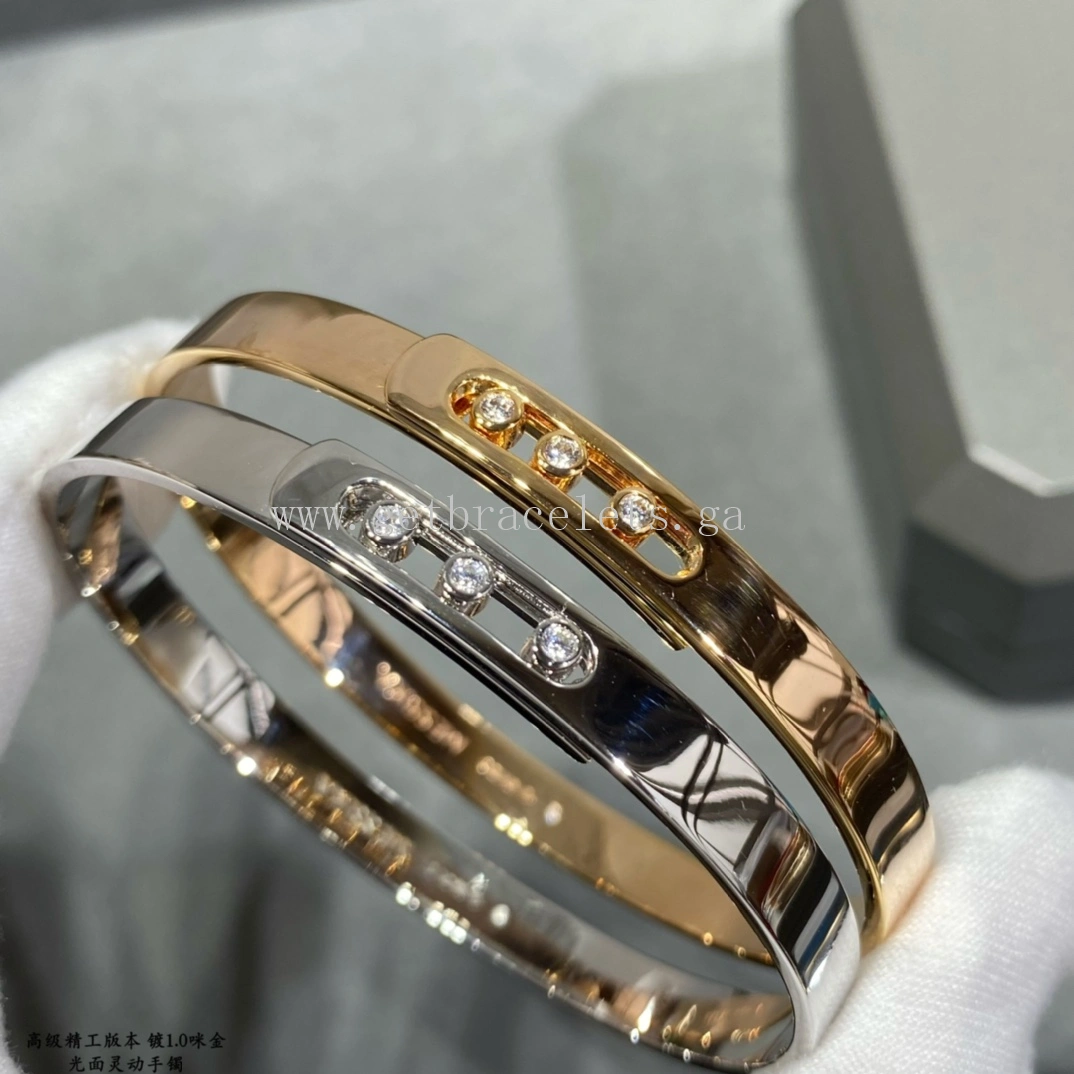 Messika Noa Bangle Yellow Gold White Gold Rose Gold