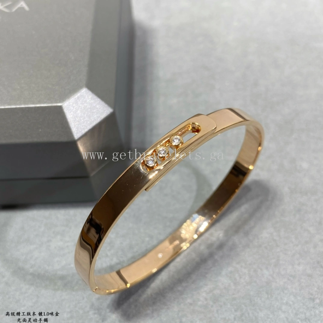 Messika Noa Bangle Yellow Gold White Gold Rose Gold