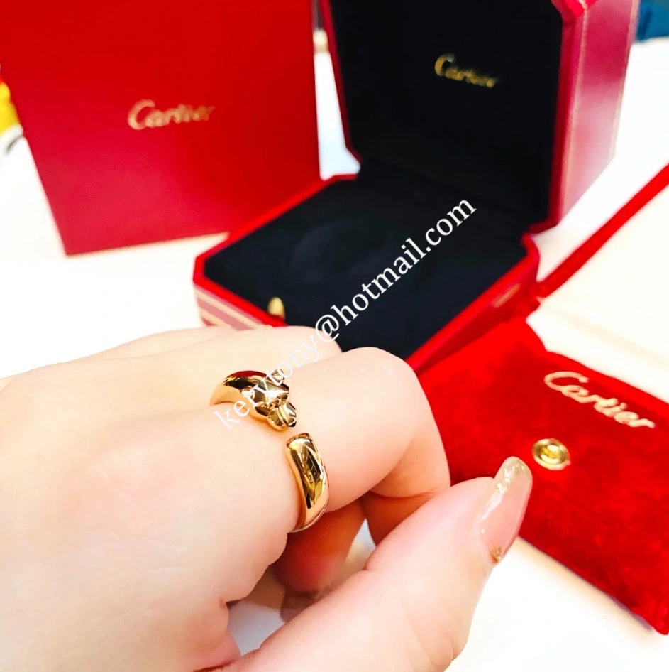 New Style Jewellery Online Panthere de Cartier Ring Yellow Gold Rose Gold White Gold
