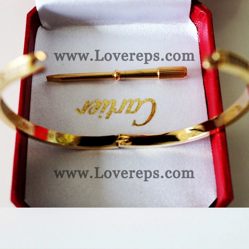 Normal Version Cartier Love Bracelet Small Model Yellow Gold With Diamonds