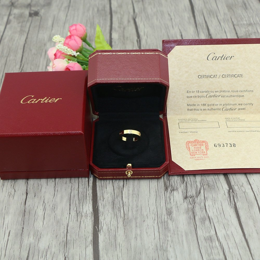 Original Cartier Rings and Earrings Packaging Set