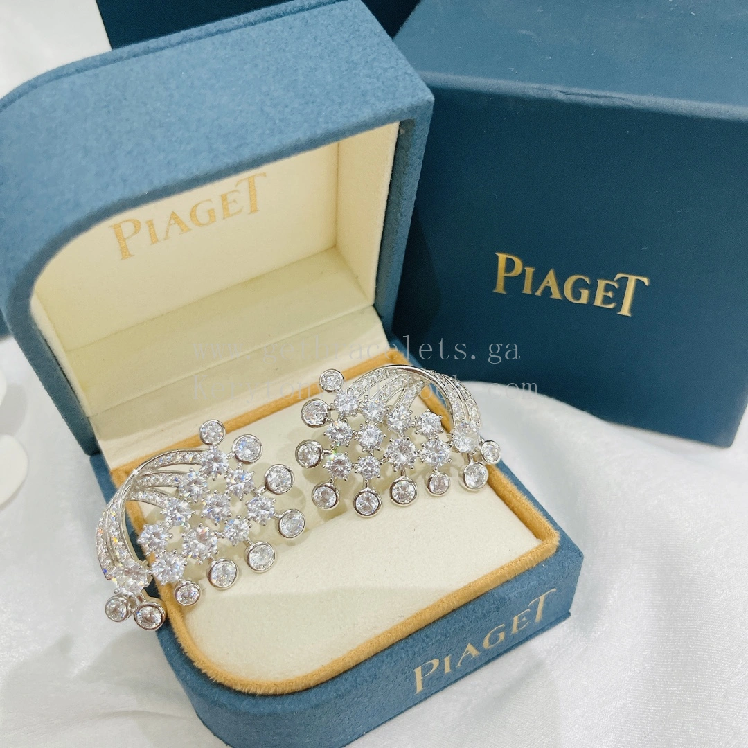 Piaget Limelight Mediterranean Garden Earrings White Gold With Diamonds