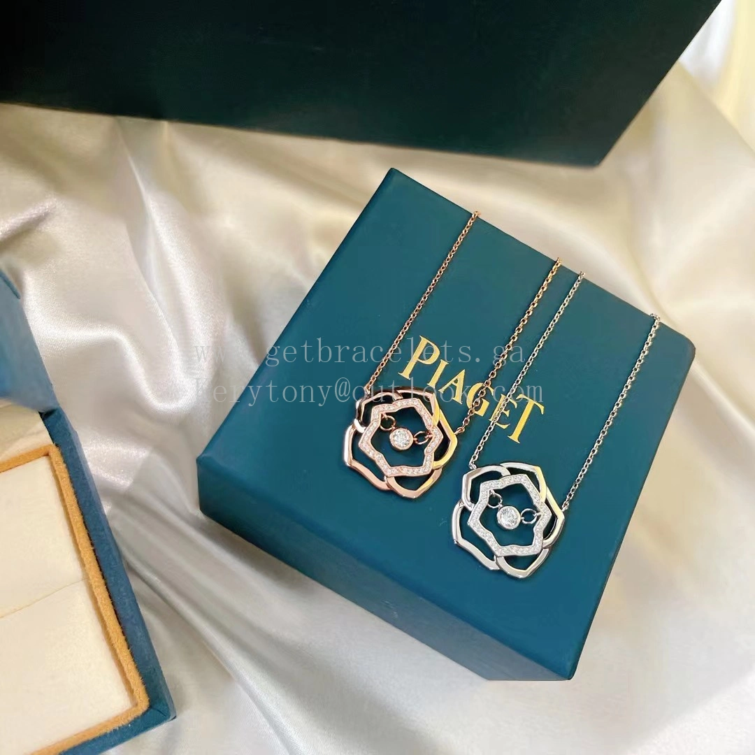 Piaget Piaget Hollow Out Pendant Rose Gold White Gold