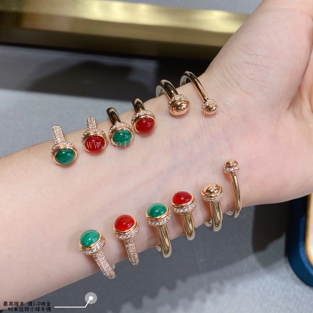 Piaget Possession Open Bangle Bracelet Rose Gold With Diamonds