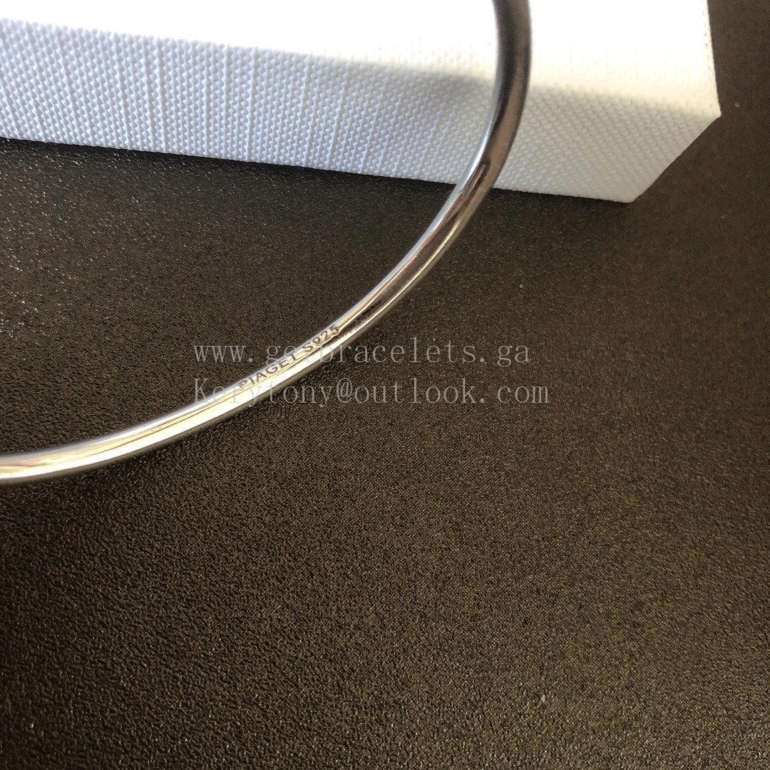Piaget Possession Open Bangle Bracelet White Gold with Diamonds