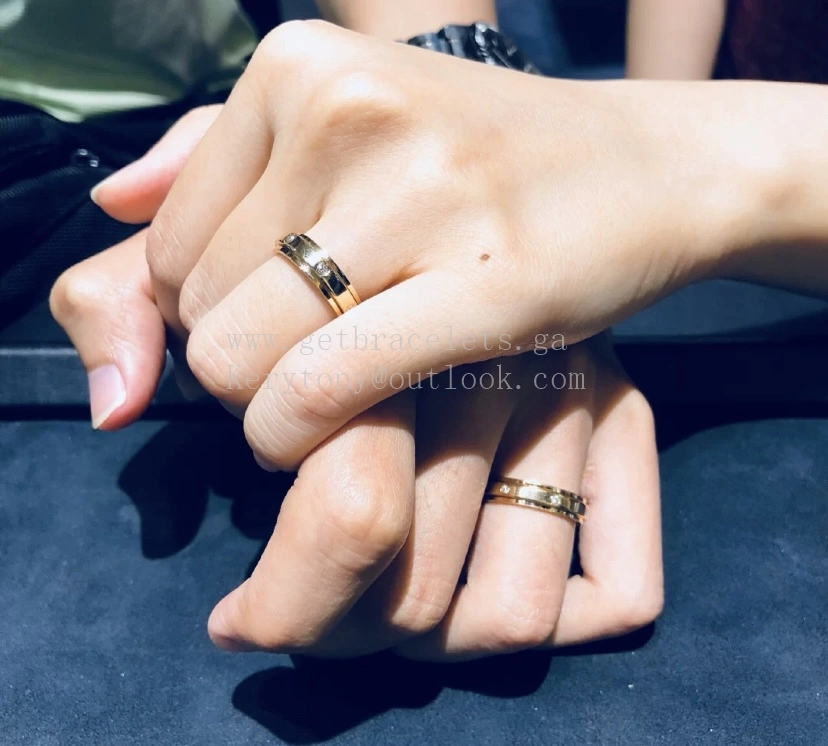 Piaget Possession Ring With 1 Diamonds Large White Gold Rose Gold