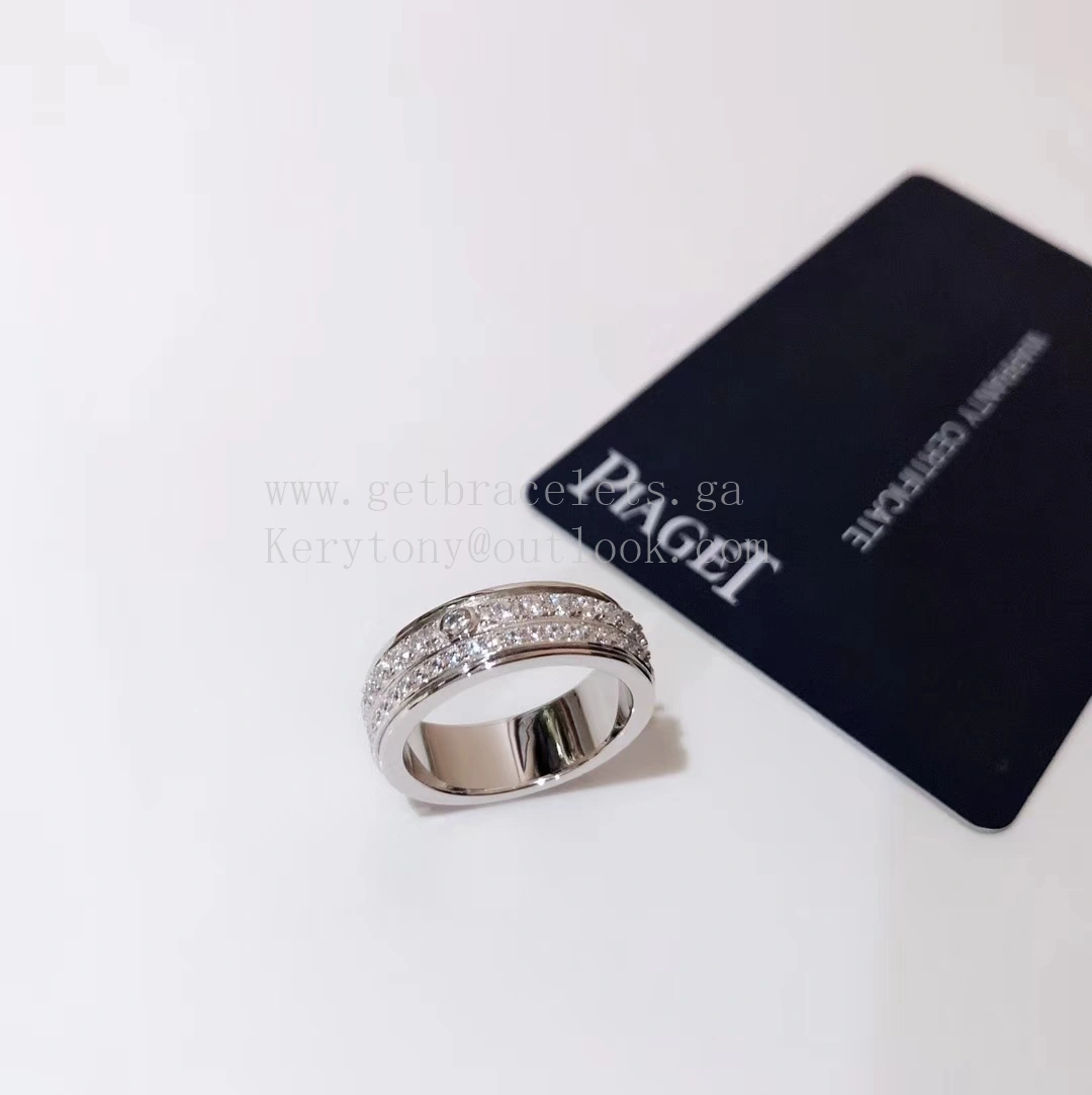 Piaget Possession White Rose Gold With Pave Diamonds