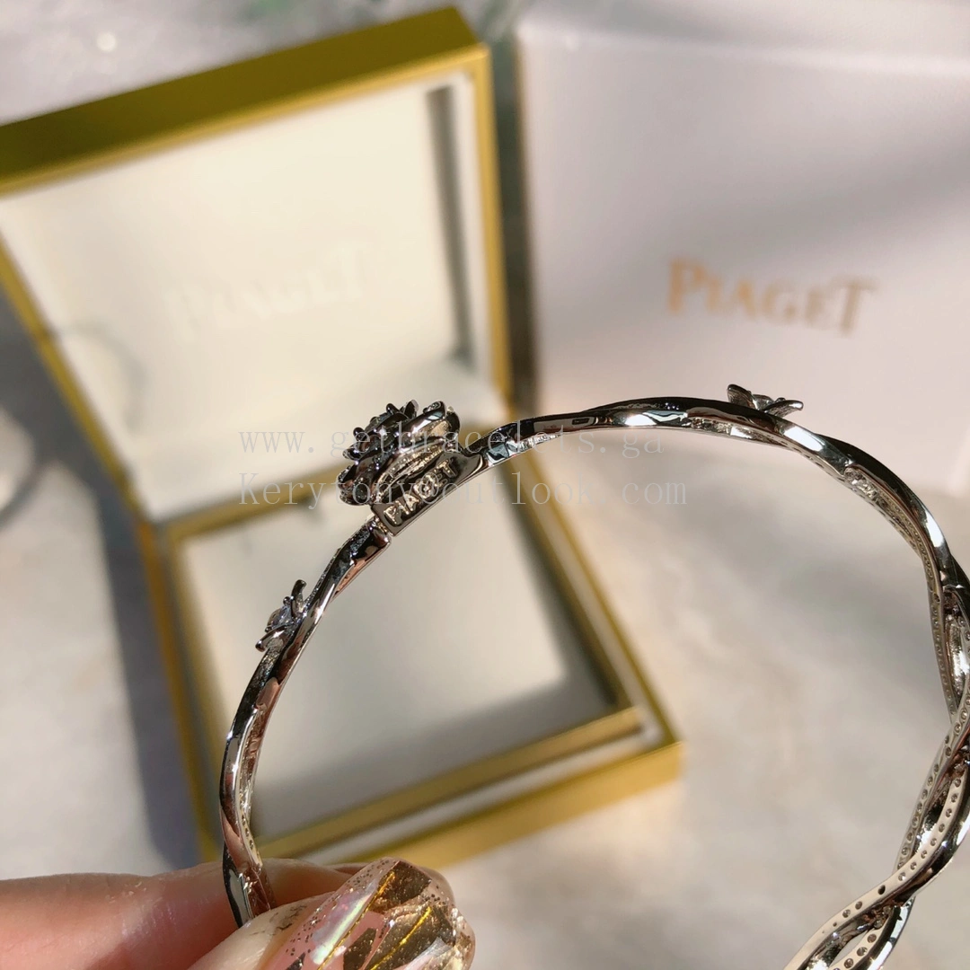 Piaget Rose Bracelet White Gold with Pave diamonds