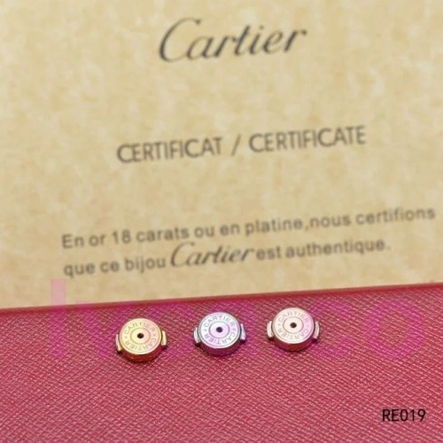 Replica Cartier Juste Un Clou Earring 18K Yellow Gold With Diamonds N8515007