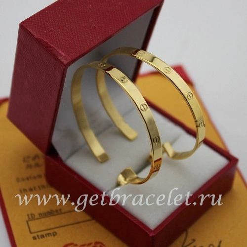 Replica Cartier Love Earrings Yellow Gold B8028200