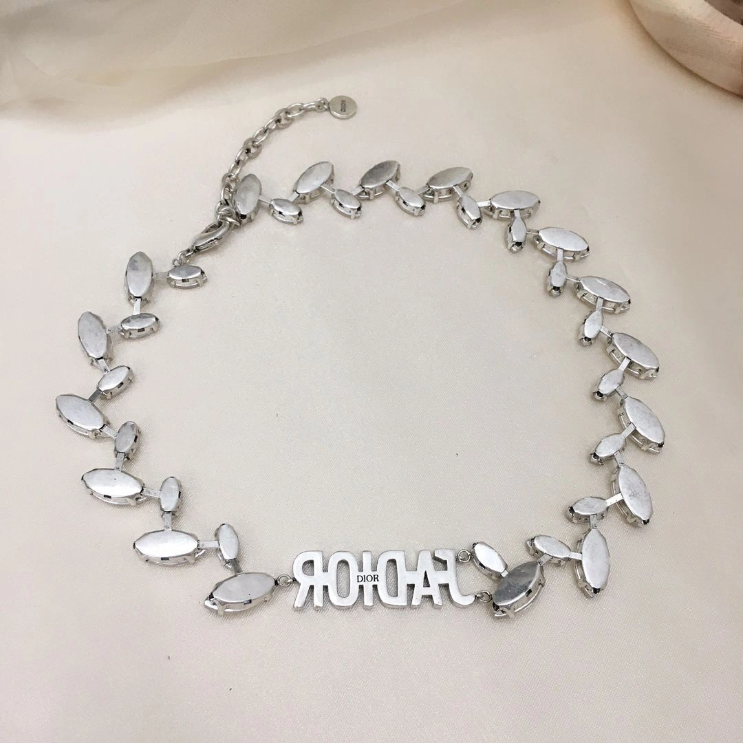 Replica Christian Dior Silver J’ADIOR Charm Luxury Marquise Diamonds Females White Cyrstal Necklace Online