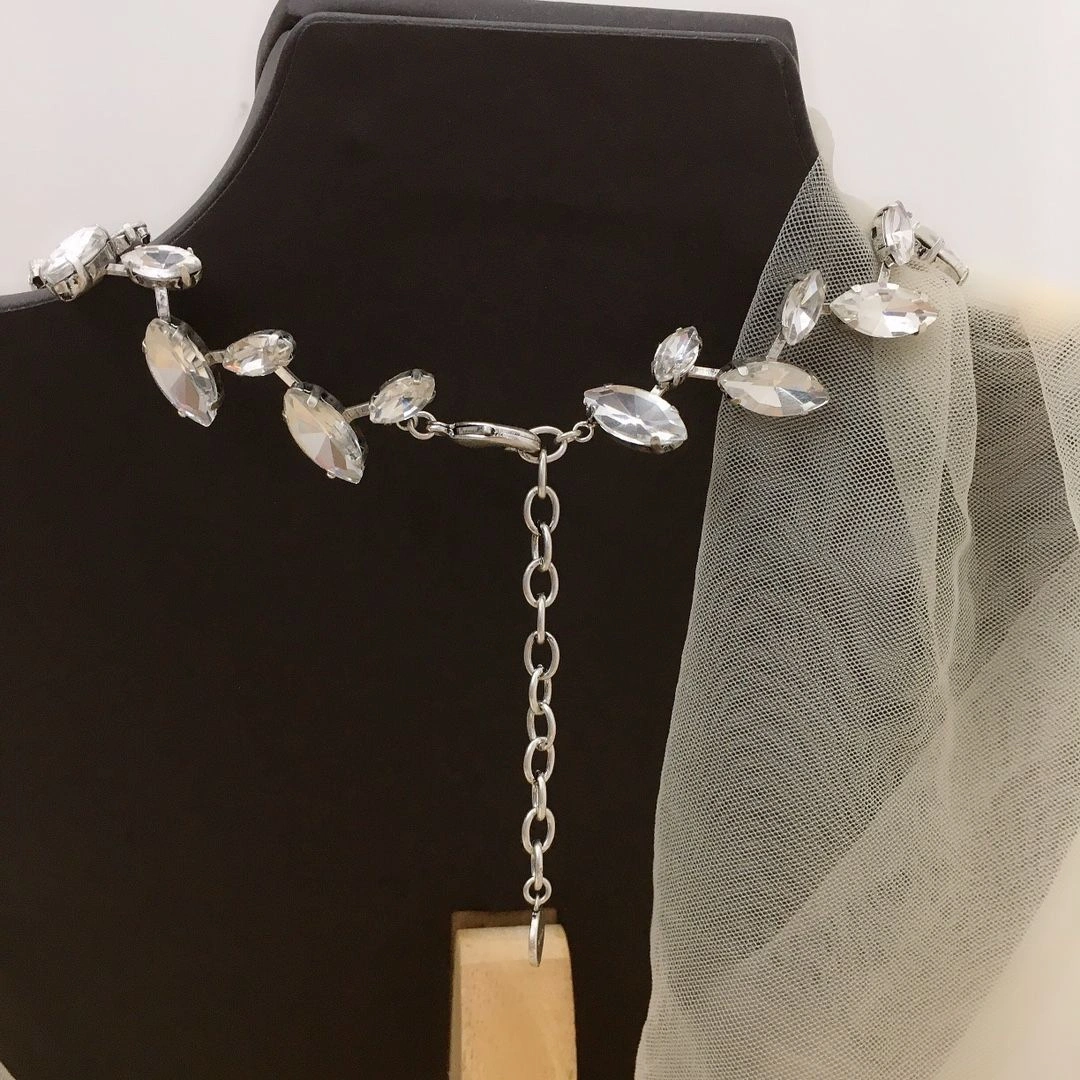Replica Christian Dior Silver J’ADIOR Charm Luxury Marquise Diamonds Females White Cyrstal Necklace Online