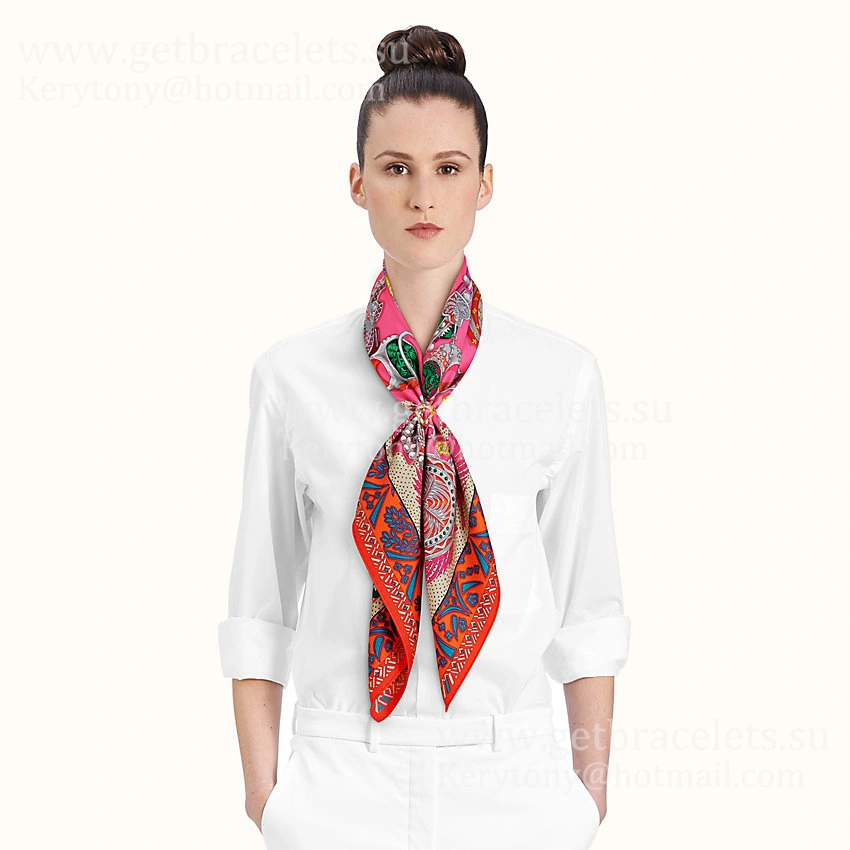 Replica Hermes Trio Scarf Ring Buckle in White Gold Yellow Gold Rose Gold For Girls