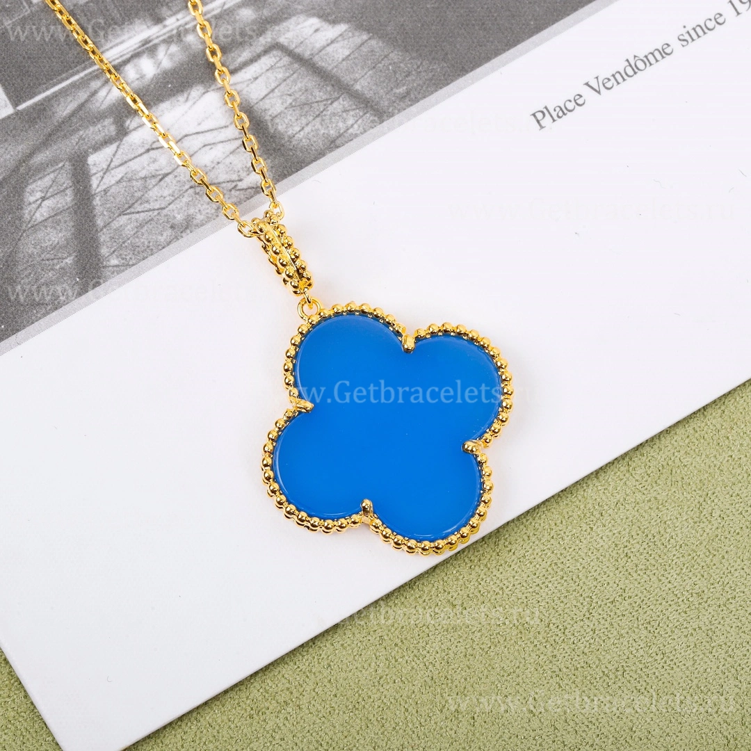 Replica Van Cleef Arpels Magic Alhambra Long Necklace 1 Motif Pendant 24mm