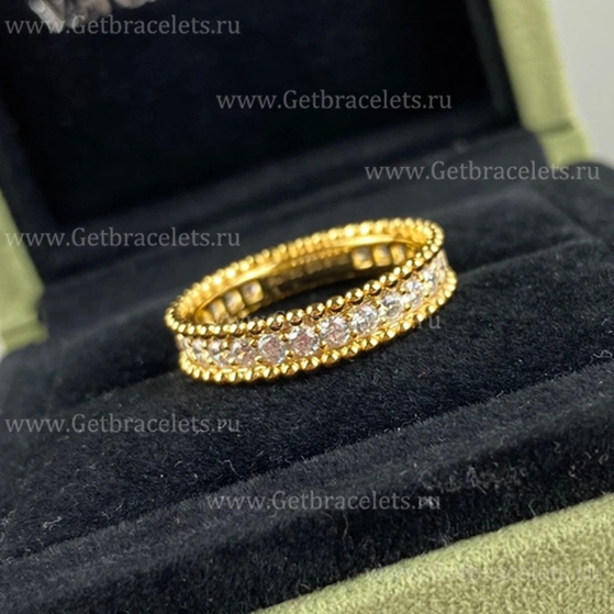 Replica Van Cleef Arpels Perlee 1 Row Diamonds Rings