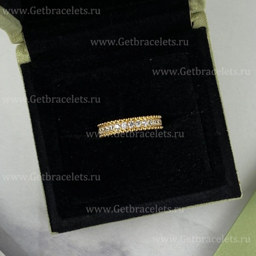 Replica Van Cleef Arpels Perlee 1 Row Diamonds Rings