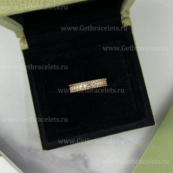 Replica Van Cleef Arpels Perlee 1 Row Diamonds Rings