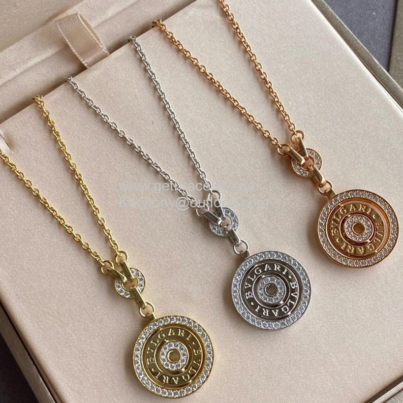 Transshipment Necklace Yellow Gold Rose Gold White Gold With Diamonds Replica