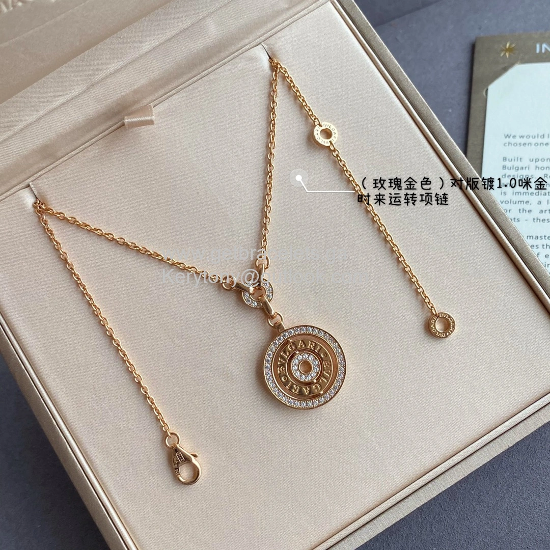 Transshipment Necklace Yellow Gold Rose Gold White Gold With Diamonds Replica