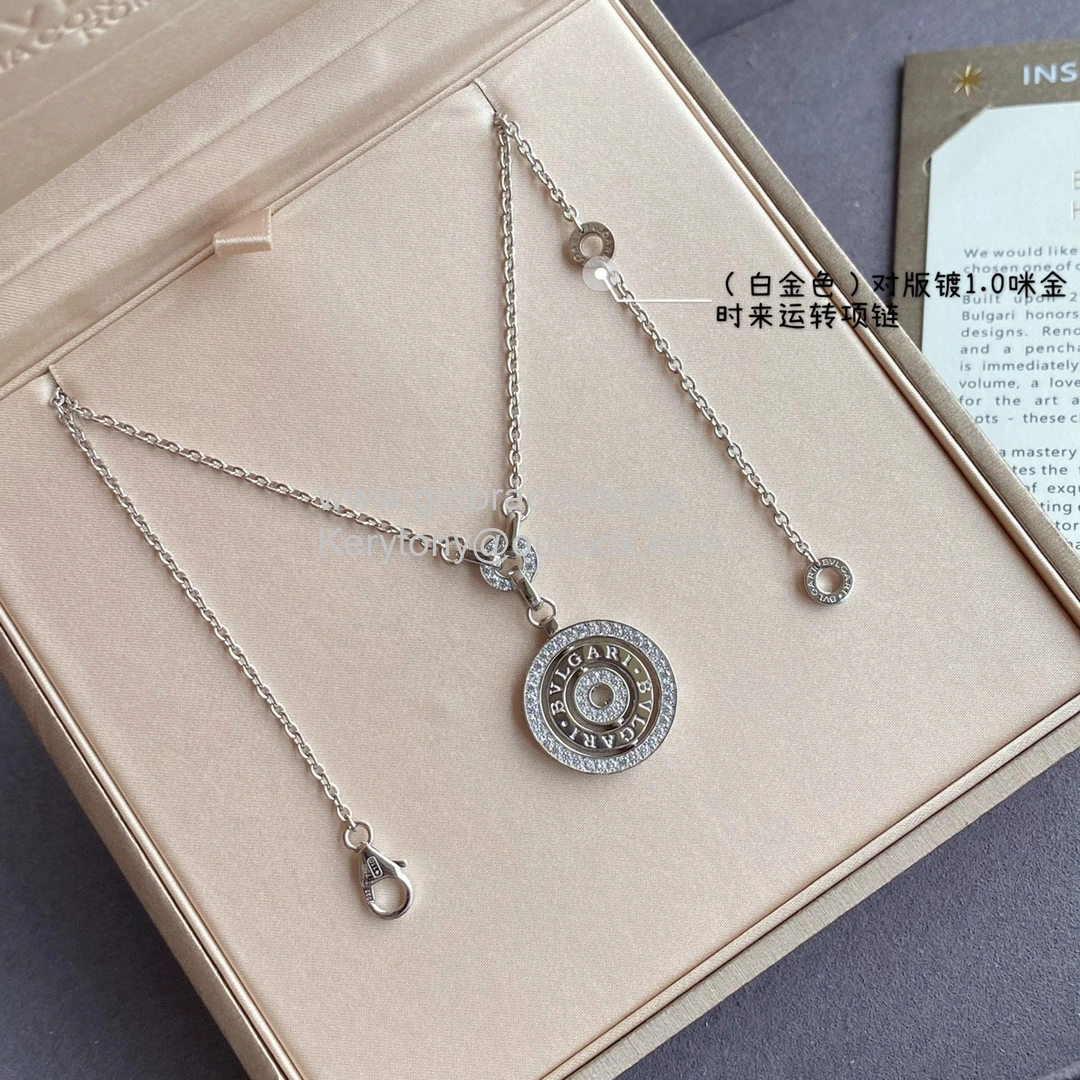 Transshipment Necklace Yellow Gold Rose Gold White Gold With Diamonds Replica