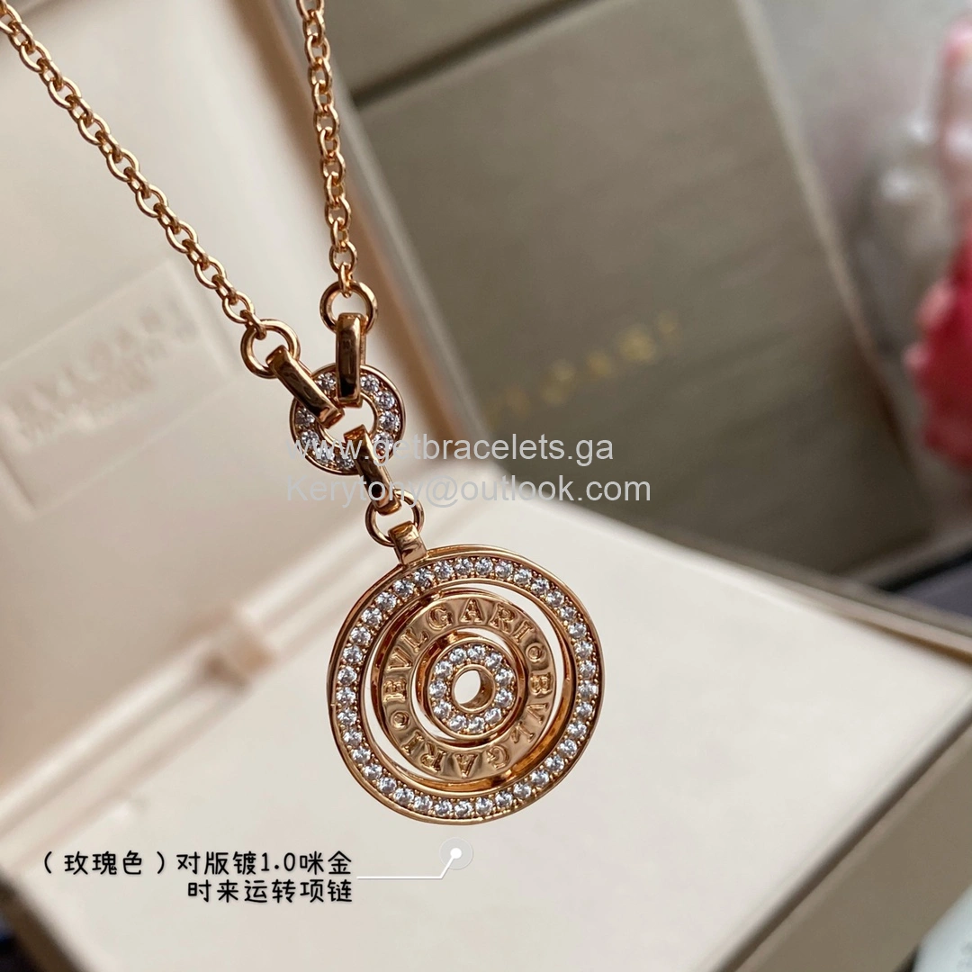 Transshipment Necklace Yellow Gold Rose Gold White Gold With Diamonds Replica