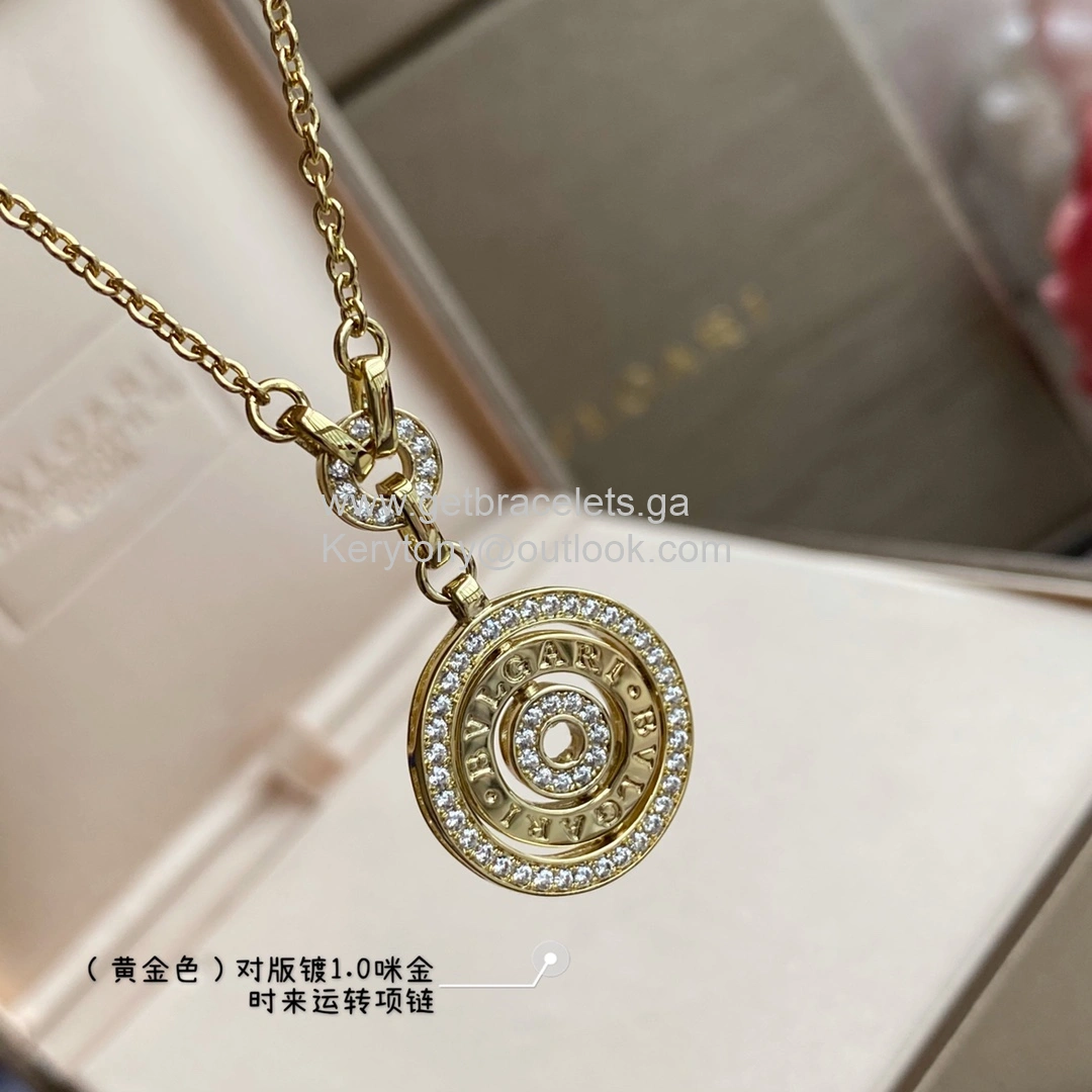 Transshipment Necklace Yellow Gold Rose Gold White Gold With Diamonds Replica