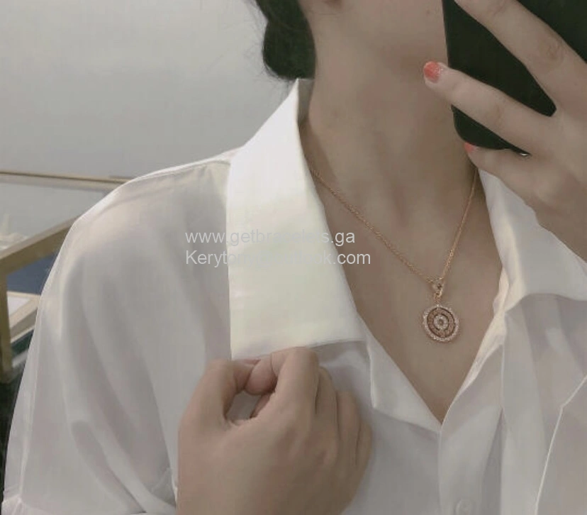 Transshipment Necklace Yellow Gold Rose Gold White Gold With Diamonds Replica