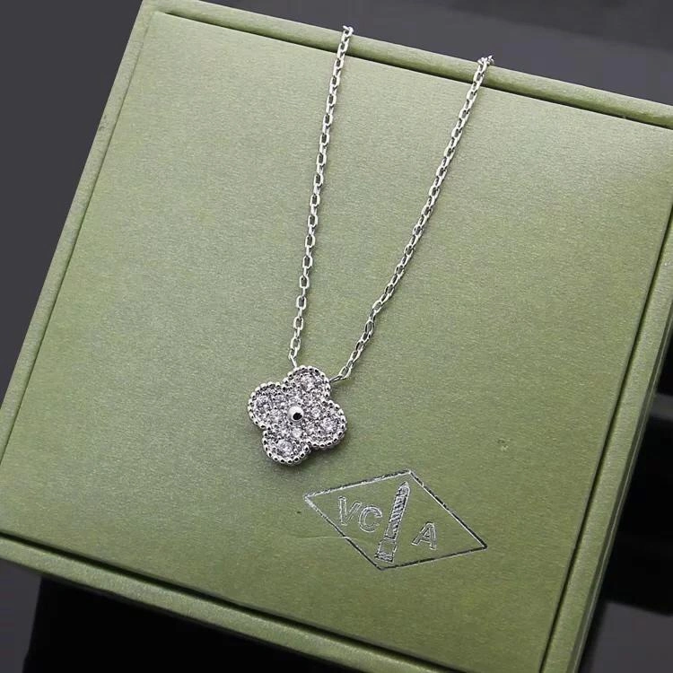 Van Cleef & Arpels Magic Vintage Alhambra Pendant With Diamond