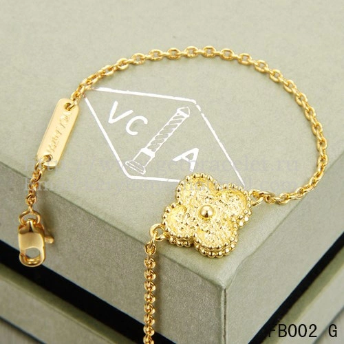 Van Cleef & Arpels Vintage Alhambra Bracelet Yellow Gold