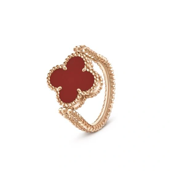 Van Cleef & Arpels Vintage Alhambra Reversible Ring