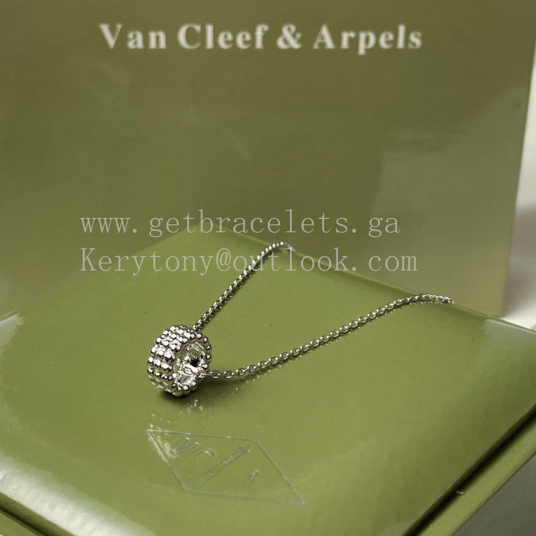Van Cleef Arpels Perlee Pearls Necklace 3 Rows Yellow Gold Rose Gold White Gold