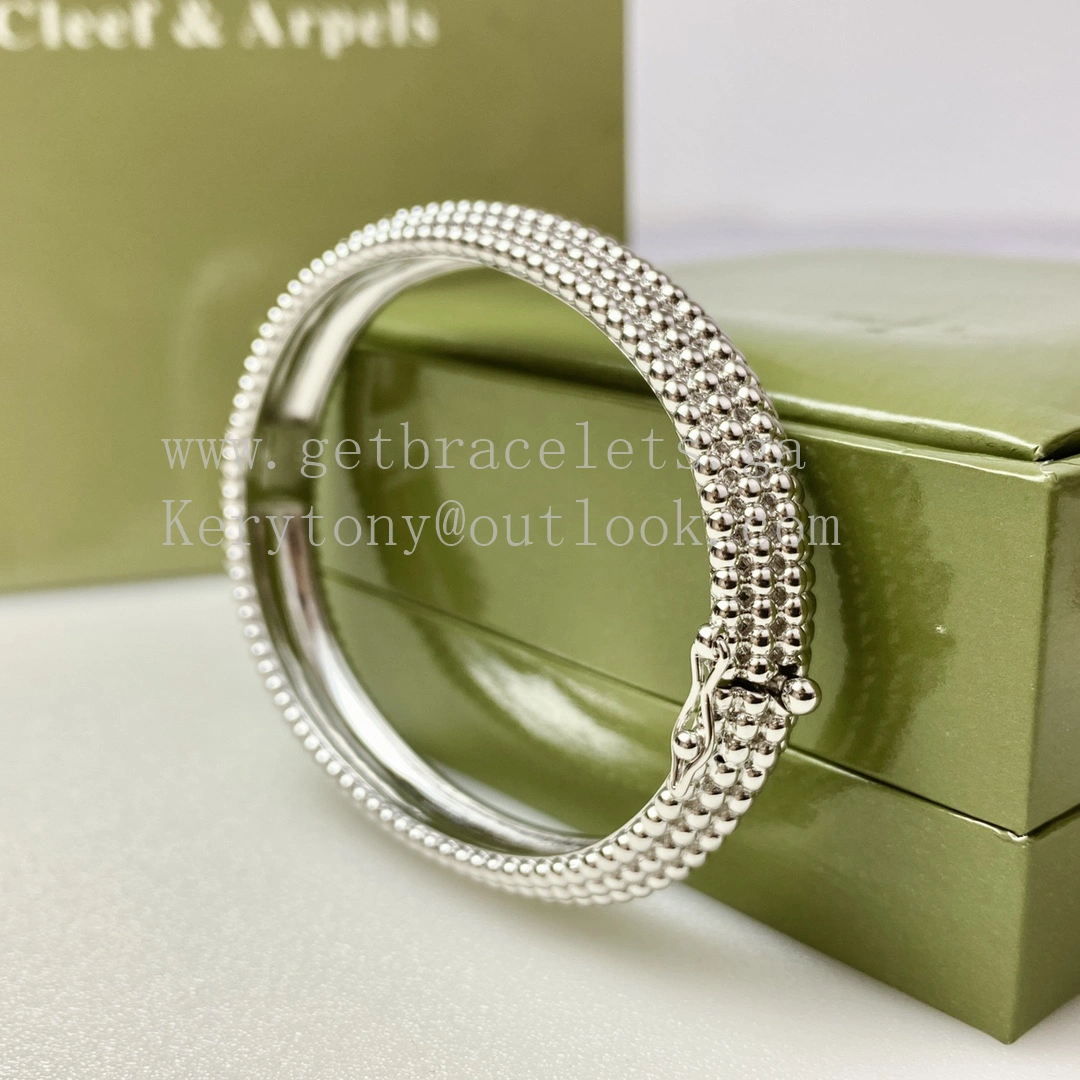 Van Cleef Arpels Perlee Pearls of Gold Bracelet 5 Rows Yellow Gold Rose Gold White Gold