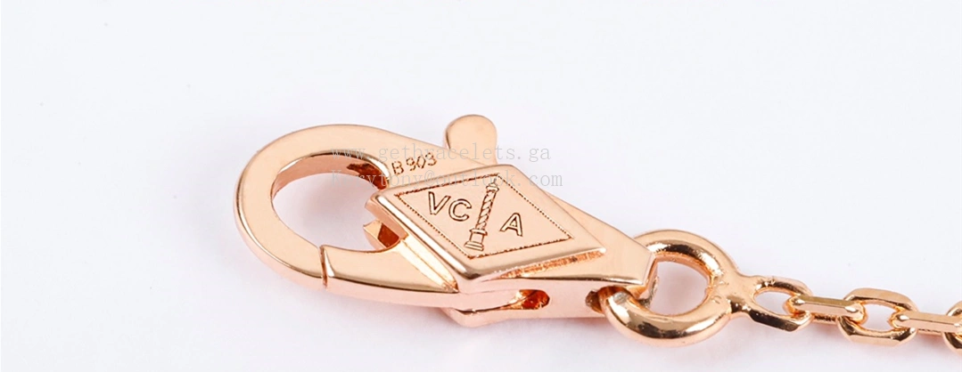 Van Cleef Arpels Sweet Alhambra Bracelet 6 Motifs Rose Gold