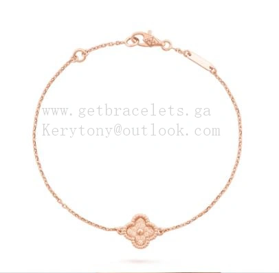 Van Cleef Arpels Sweet Alhambra Bracelet Rose Gold