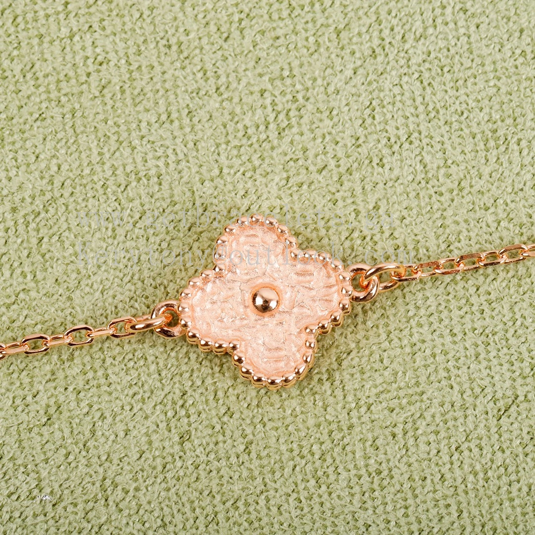 Van Cleef Arpels Sweet Alhambra Bracelet Rose Gold