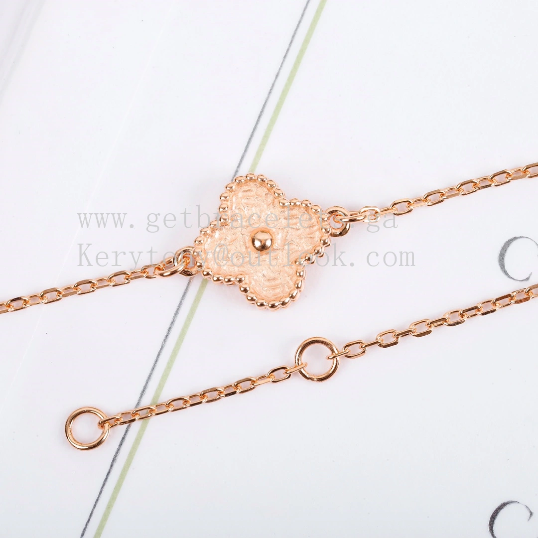 Van Cleef Arpels Sweet Alhambra Bracelet Rose Gold
