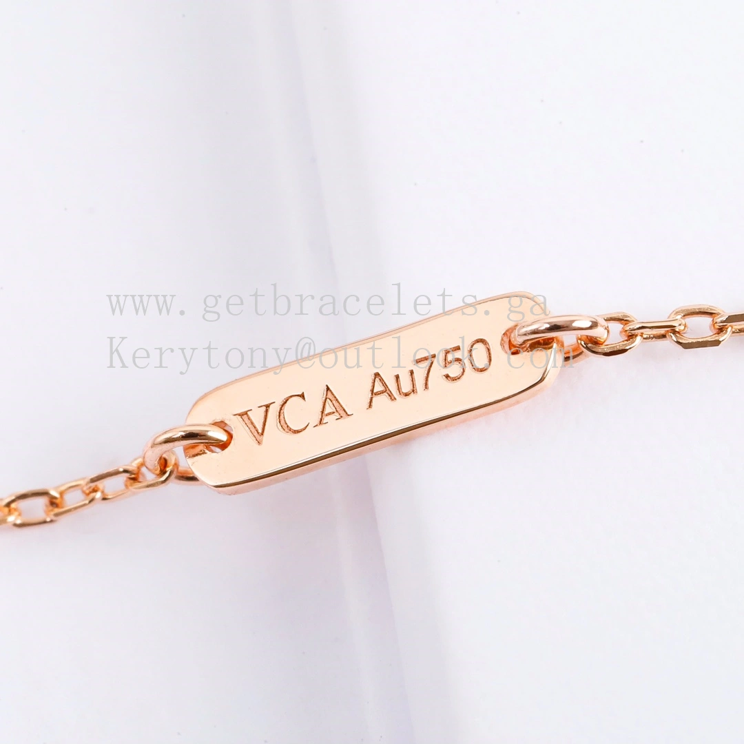 Van Cleef Arpels Sweet Alhambra Bracelet Rose Gold