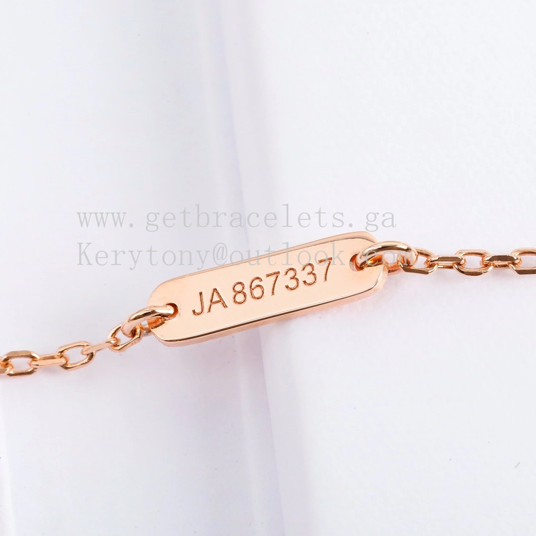 Van Cleef Arpels Sweet Alhambra Bracelet Rose Gold