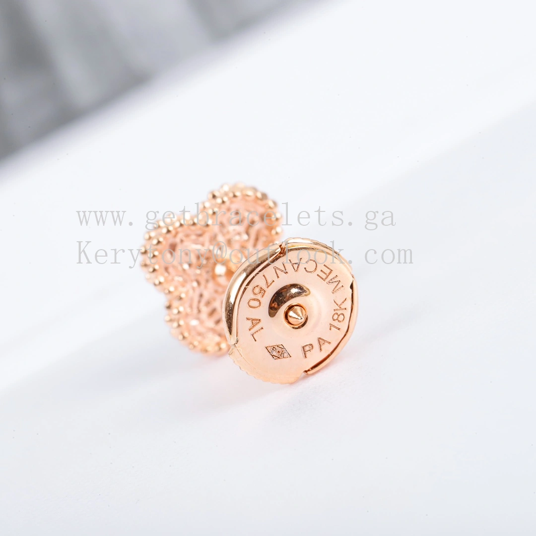 Van Cleef Arpels Sweet Alhambra Earstuds Rose Gold