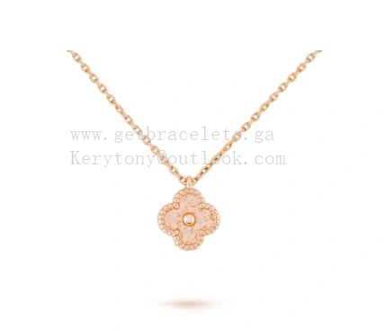Van Cleef Arpels Sweet Alhambra Pendant Rose Gold