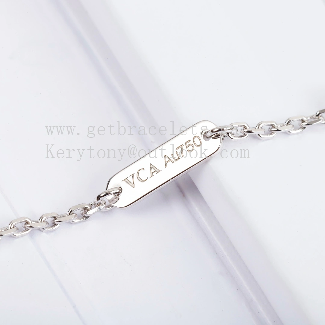 Van Cleef Arpels Sweet Alhambra Pendant With Diamonds Yellow Gold Rose Gold White Gold