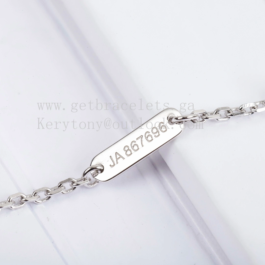 Van Cleef Arpels Sweet Alhambra Pendant With Diamonds Yellow Gold Rose Gold White Gold