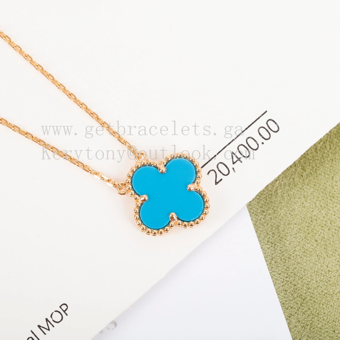 Van Cleef Arpels Vintage Alhambra Pendant Rose Gold