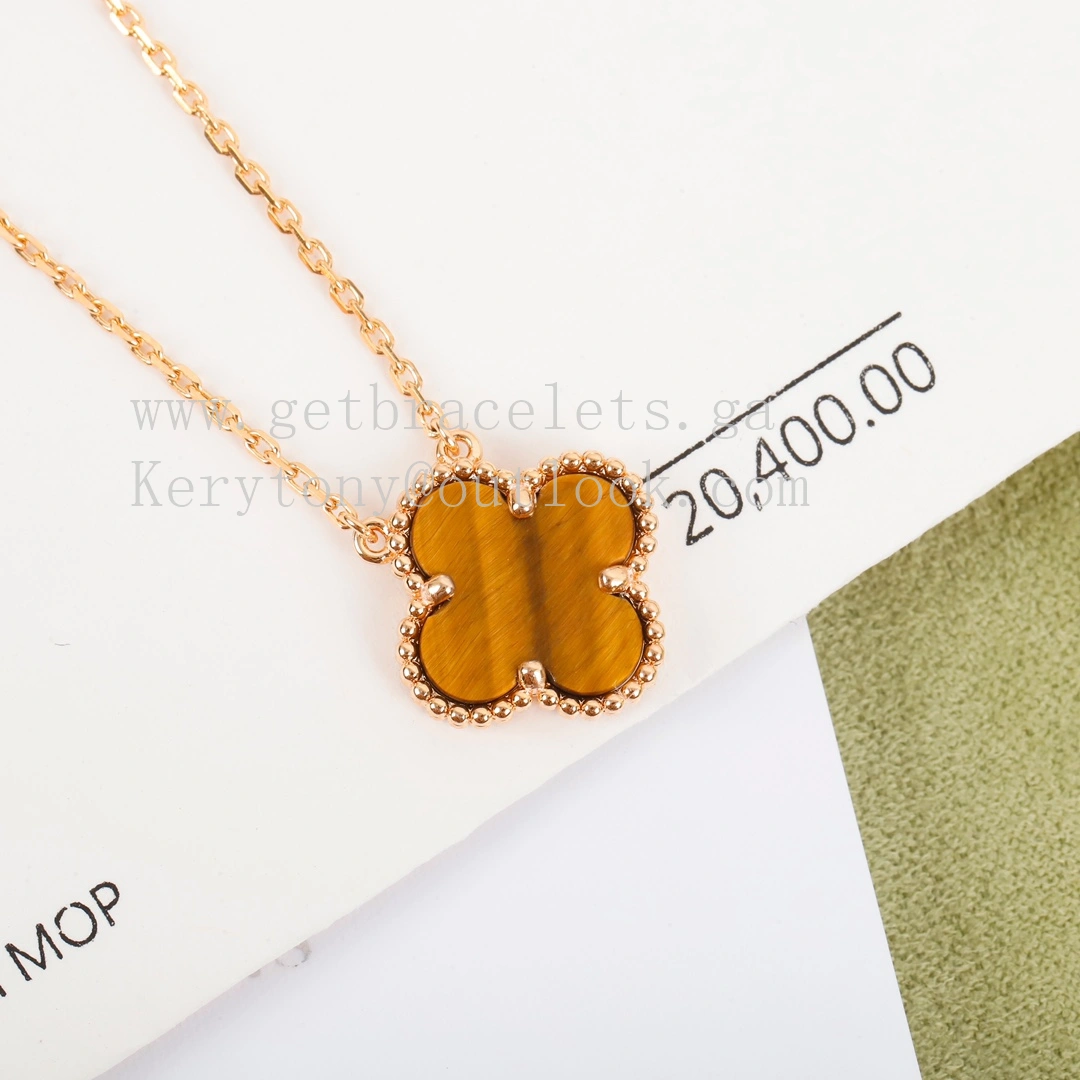 Van Cleef Arpels Vintage Alhambra Pendant Rose Gold