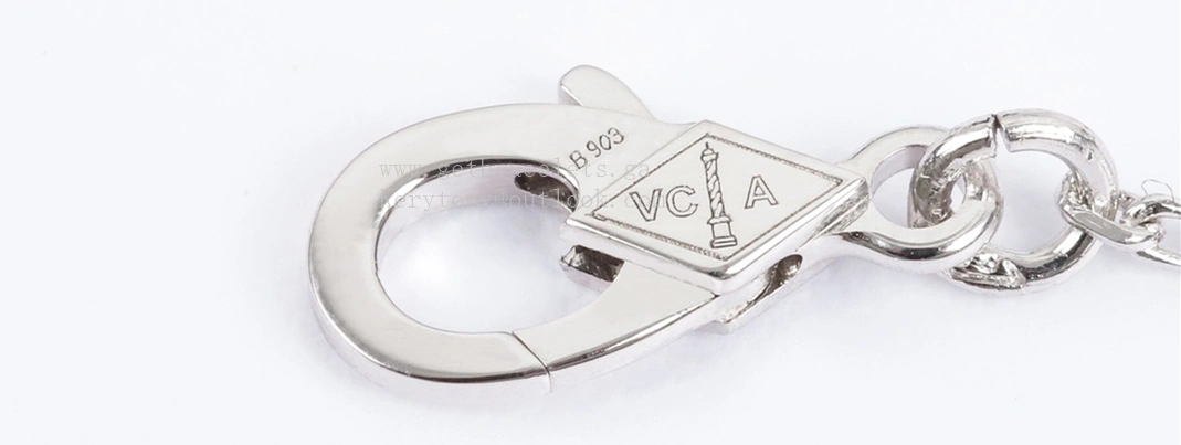 Van Cleef Arpels Vintage Alhambra Pendant Sliver Motifs With Diamond