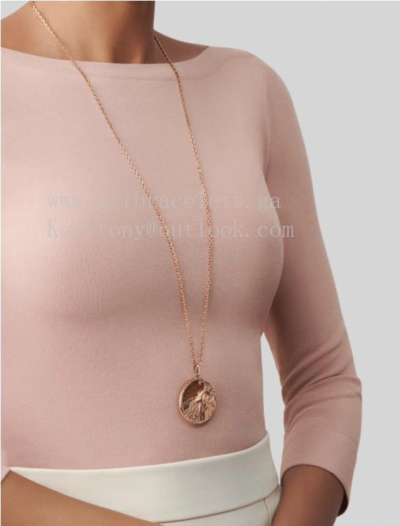 Van Cleef Arpels Zodiaque Long Necklace Arietis (Aries) Rose Gold Iron Eye