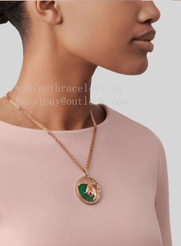Van Cleef Arpels Zodiaque Long Necklace Tauri (Taurus) Rose Gold Aventurine