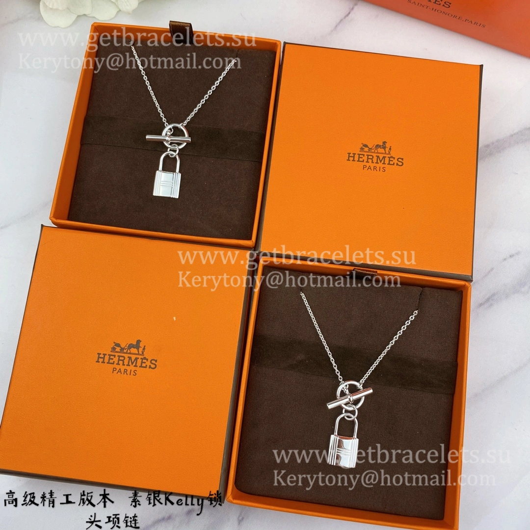 Wholesale Hermes Cadenas Kelly Pendant in Sliver