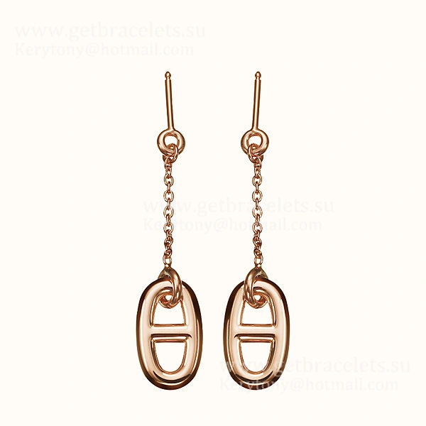 Women’s Latest Style Hermes Farandole Earrings Rose Gold White Gold