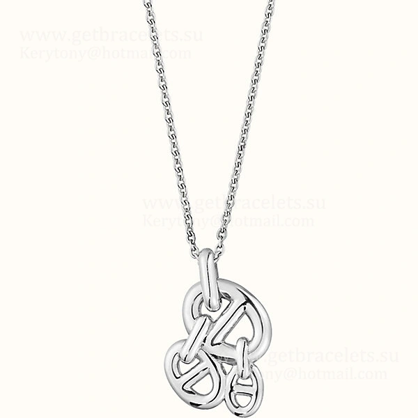 Women’s Latest Style Hermes Trio Farandole Necklace in Sliver
